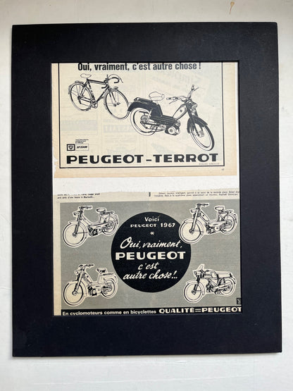 Vintage Advertising - Peugeot Scooter, 1950s