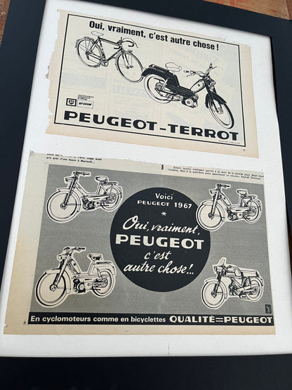 Vintage Advertising - Peugeot Scooter, 1950s